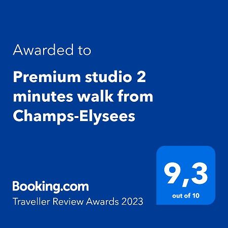 Premium Studio 2 Minutes Walk From Champs-Elysees ปารีส ภายนอก รูปภาพ